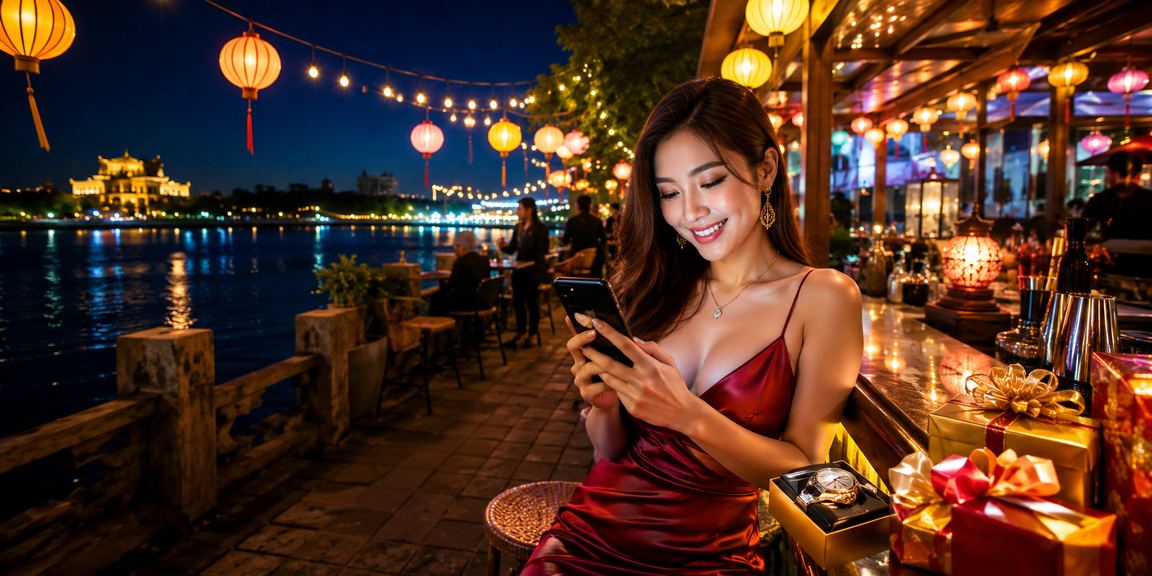 Cảnh biển và casino di động tại Huế